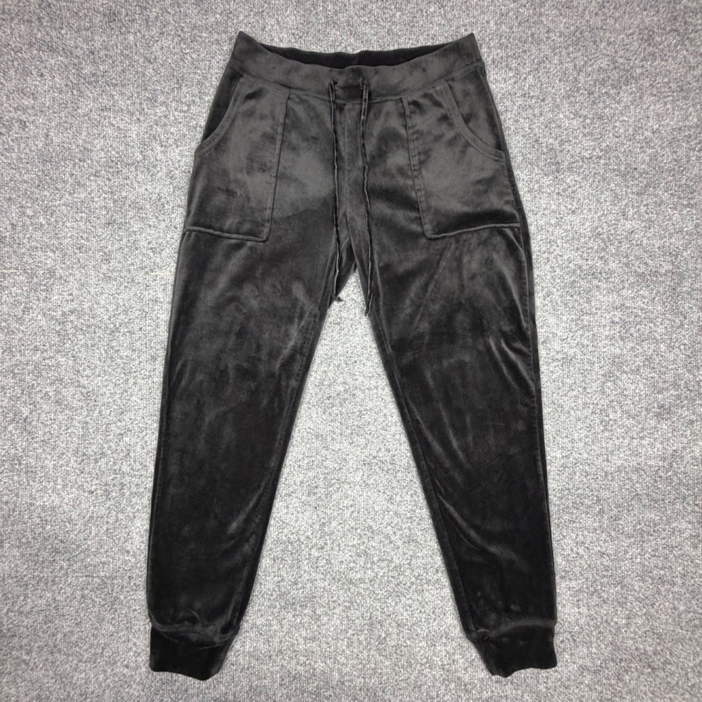 House of Harlow 1960 Nicole Richie Black Velour Joggers Pants Small